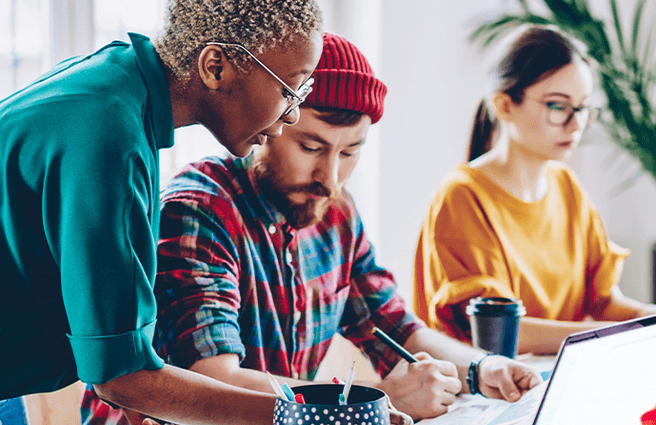 People working together