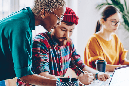 People working together