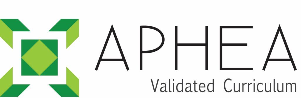 APHEA accreditation logo from the University of Liverpool online MPH